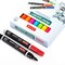 18 Colors, Oil-Based Paint Markers for Rock Painting, Medium Point, Waterproof ink, AP Certified, Great on Mug, Rock, Glass, Canvas, Metal and more (18 Colors)
